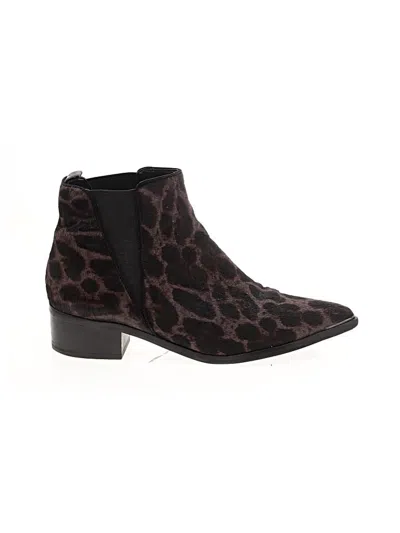 Pre-owned Marc Fisher Ltd Ankle Boots In Black