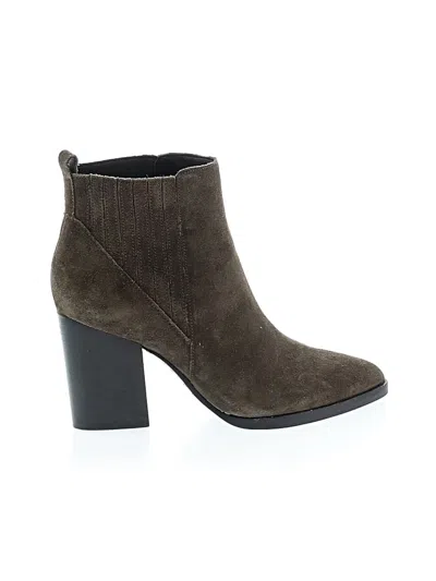Pre-owned Marc Fisher Ltd Ankle Boots In Brown
