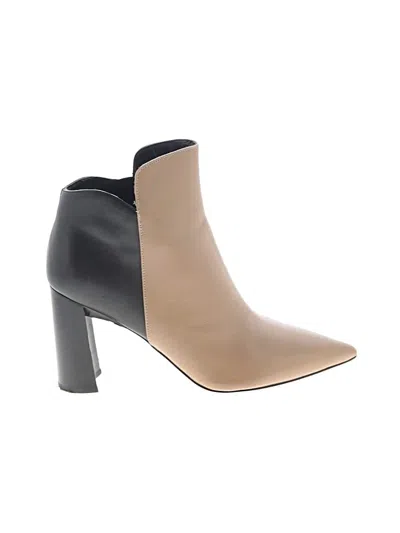 Pre-owned Marc Fisher Ltd Ankle Boots In Brown