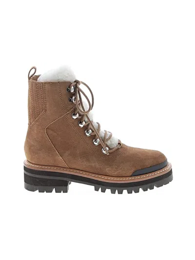 Pre-owned Marc Fisher Ltd Ankle Boots In Brown