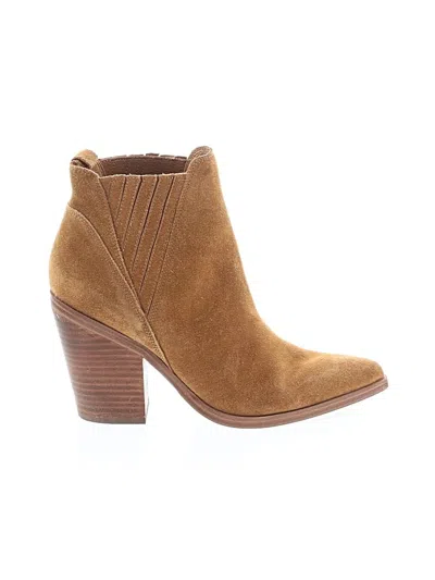 Pre-owned Marc Fisher Ltd Ankle Boots In Brown