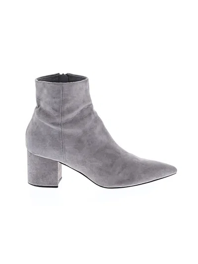 Pre-owned Marc Fisher Ltd Ankle Boots In Gray