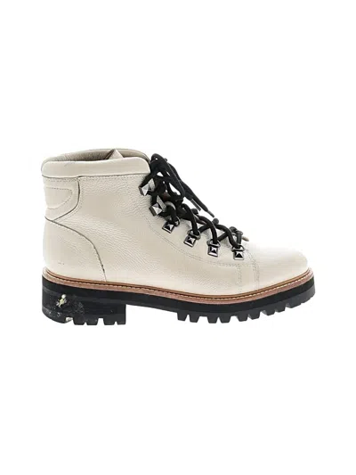 Pre-owned Marc Fisher Ltd Ankle Boots In Ivory