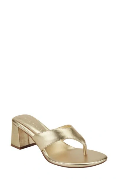 Marc Fisher Ltd Arcee Sandal In Gold
