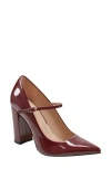 Marc Fisher Ltd Artie Pointed Toe Pump In Dark Red