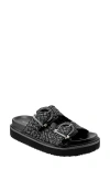 Marc Fisher Ltd Auggie Two Strap Sandal In Black