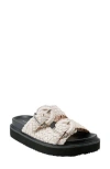 Marc Fisher Ltd Auggie Two Strap Sandal In White