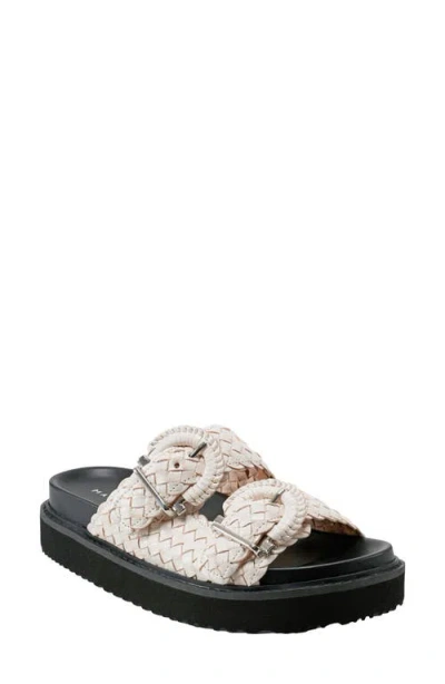 Marc Fisher Ltd Auggie Two Strap Sandal In White