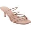 Marc Fisher Ltd Banna Strappy Sandal In Neutral