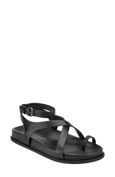 Marc Fisher Ltd Bevy Ankle Strap Sandal In Black