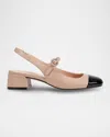 Marc Fisher Ltd Martie Slingback Mary Jane Pump In Medium Natural