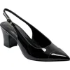 Marc Fisher Ltd Blakeley Slingback Pointed Toe Pump In Black