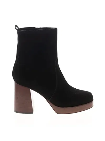 Pre-owned Marc Fisher Ltd Boots In Black