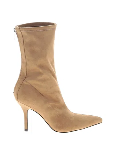 Pre-owned Marc Fisher Ltd Boots In Tan