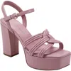 Marc Fisher Ltd Cairo Platform Sandal In Light Pink