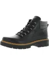 MARC FISHER LTD CAIRY WOMENS LEATHER LUGGED SOLE COMBAT & LACE-UP BOOTS