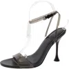 Marc Fisher Ltd Calisty Womens Slip-on Strappy Heels In Black