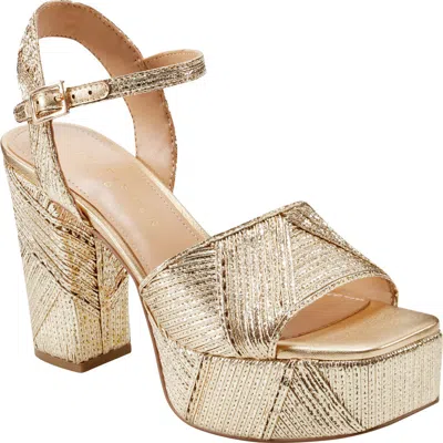 Marc Fisher Ltd Women's Calyn Sandals In Gold