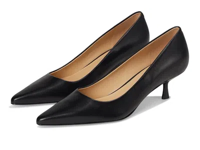 Marc Fisher Ltd Calynna Pointed Toe Kitten Heel Pump In Black