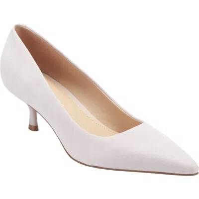 Marc Fisher Ltd Calynna Pointed Toe Kitten Heel Pump In Light Purple
