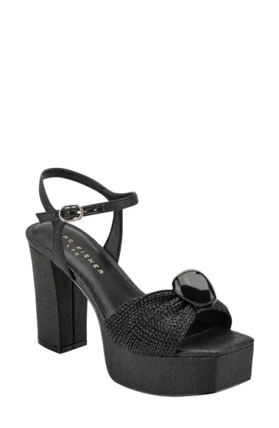 Marc Fisher Ltd Candey Platform Sandal In Black