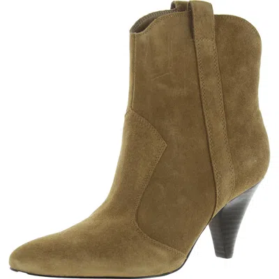 Marc Fisher Ltd Carissa Womens Suede Pull On Ankle Boots