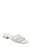 Marc Fisher Ltd Women's Casara Slip-on Square Toe Dress Sandals In Ivory 150