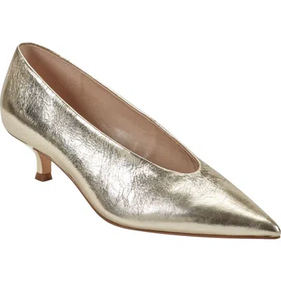 Marc Fisher Ltd Cecile Pointed Toe Pump In Gold