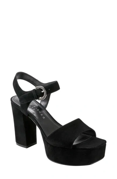 Marc Fisher Ltd Cinthia Platform Sandal In Black