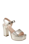 Marc Fisher Ltd Cinthia Platform Sandal In Gold