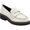 Marc Fisher Ltd Dagman Penny Loafer In White
