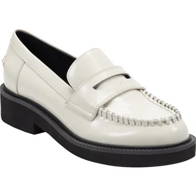 Marc Fisher Ltd Dagman Penny Loafer In White