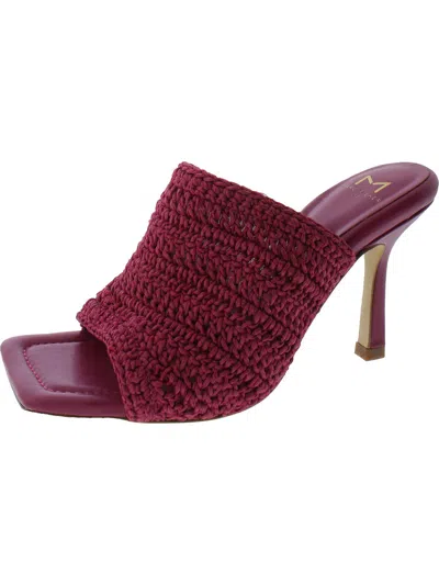 Marc Fisher Ltd Dako Womens Comfort Insole Knit Heels In Pink