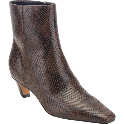 Marc Fisher Ltd Danai Kitten Heel Bootie In Brown