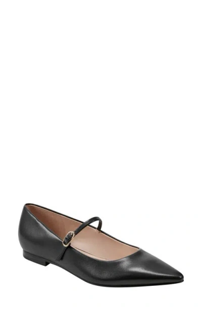 Marc Fisher Ltd Daner Pointed Toe Flat In Black