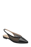 Marc Fisher Ltd Davin Pointed Toe Slingback Flat In Multi