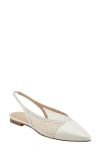 Marc Fisher Ltd Davin Pointed Toe Slingback Flat In Multi