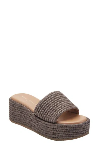Marc Fisher Ltd Daylin Platform Sandal In Brown