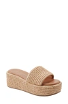 Marc Fisher Ltd Daylin Platform Sandal In Light Natural