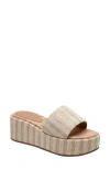 Marc Fisher Ltd Daylin Platform Wedge Slide Sandal In Multi