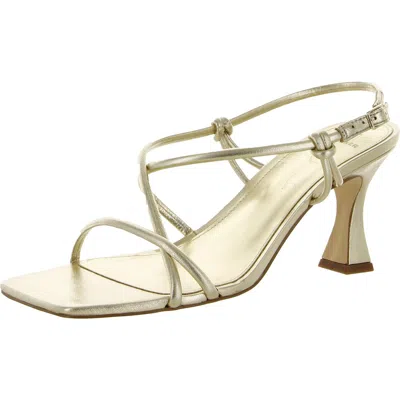 Marc Fisher Ltd Dayne Womens Slip On Leather Heels In Gold