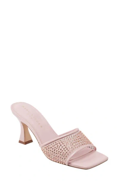 Marc Fisher Ltd Delaney Slide Sandal In Light Pink