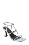 Marc Fisher Ltd Dennie Ankle Strap Sandal In Silver