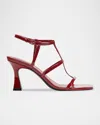 Marc Fisher Ltd Dennie Strappy Heeled Sandals In Red