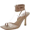Marc Fisher Ltd Dominic Womens Toe Loop Square Toe Pumps In White