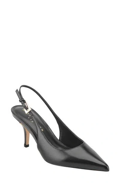 Marc Fisher Ltd Dorie Slingback Pointed Toe Pump In Black