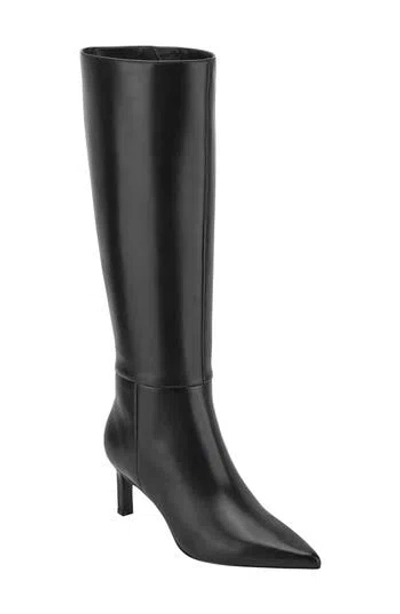 Marc Fisher Ltd Esmee Pointed Toe Knee High Boot In Black