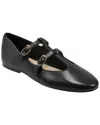 Marc Fisher Ltd Evie T-strap Flat In Black