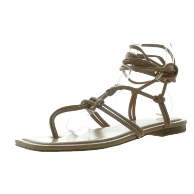Marc Fisher Ltd Falina 2 Womens Thong Ankle Tie Strappy Sandals In Multi