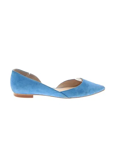 Pre-owned Marc Fisher Ltd Flats In Blue